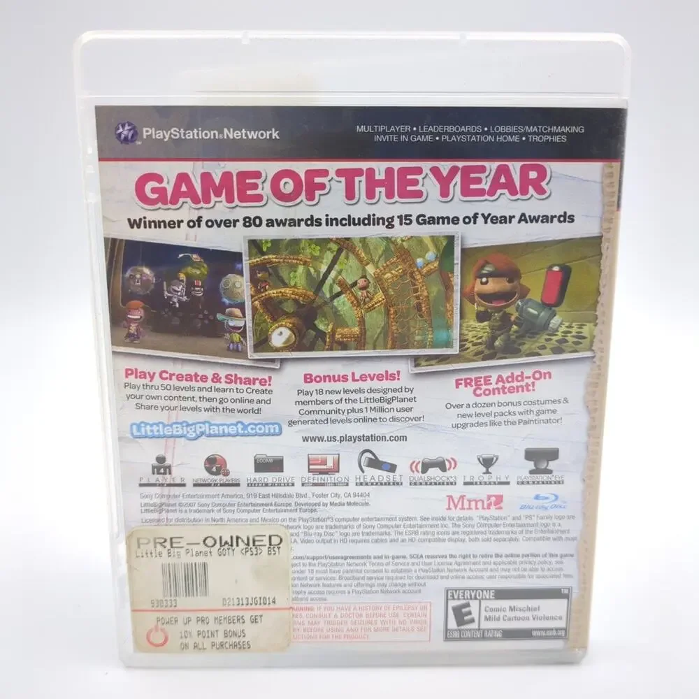 LittleBigPlanet Game Of The Year Edition PS3 Video Game Multiplayer Tested